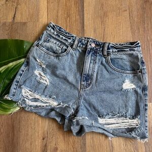 O’Neill Angus distressed denim shorts in Drifter Sz 28 (b6)
